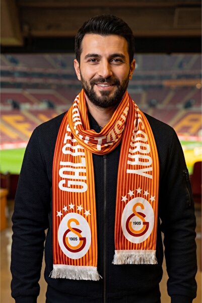 Galatasaray ORİJİNAL LİSANSLI 5 YILDIZ KIRMIZI ŞAL ATKI