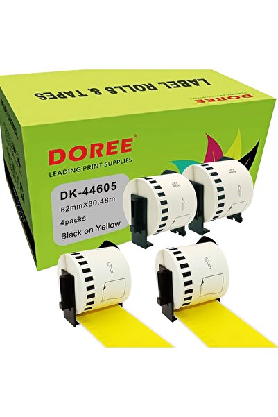 doreen Etichete Compatibile, Doree DK-44605, Adeziv Detasabil, 62 mm x 30.48 ...