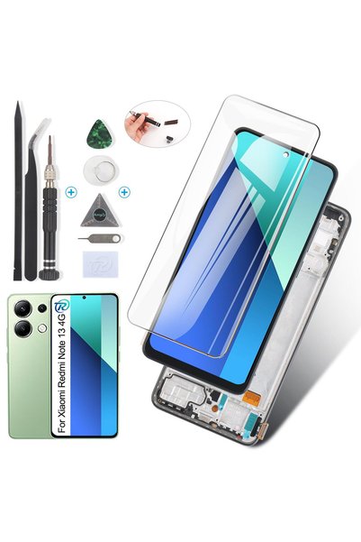 RONGTA Οθόνη LCD με οθόνη αφής, RongZy για Xiaomi Redmi Note 13 4G, Επισκευή ...