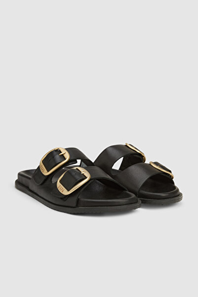 U.S. Polo Assn. Women's Black Slippers 50323090-Vr046