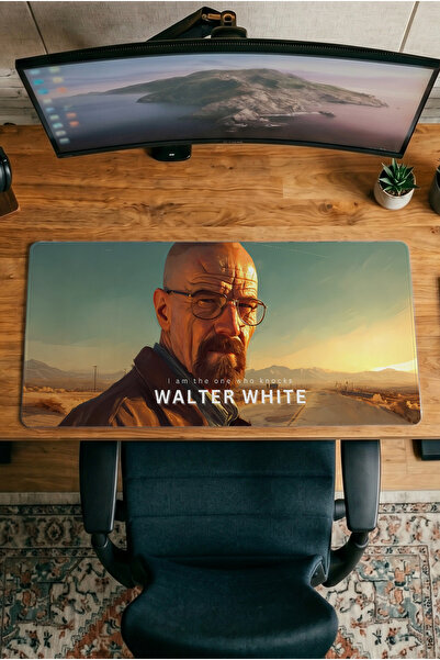 Halura Walter White Breaking Bad 30X70 Patterned Digital Printed Gaming Mouse...