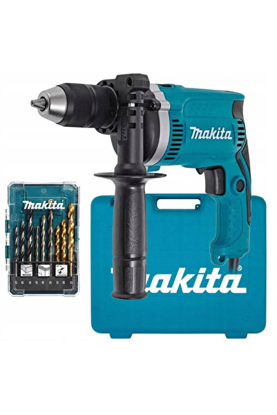 Makita Mașină de găurit cu percuție de 710W + Cutie de transport HP1631K