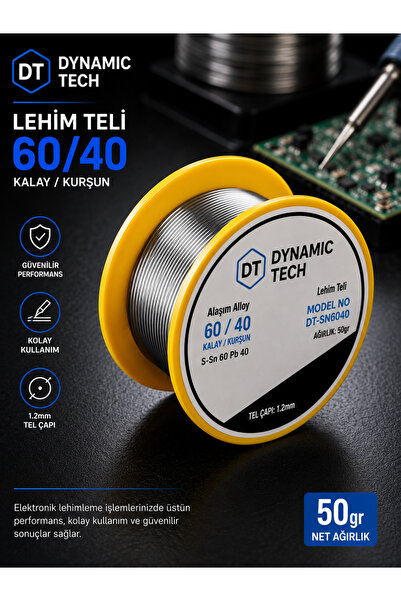 DynamicTech Lehim Teli 50 Gram 1.2 mm 60/40