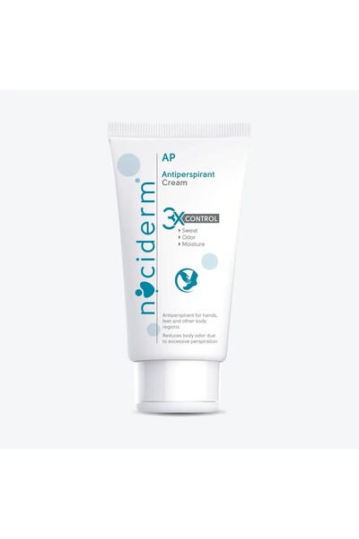 Nociderm Antiperspirant Cream 75 ml /El Ve Ayak Terlemelerine Karşı Terleme Ö...
