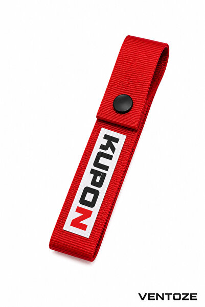 Ventoze KUPON Çeki İpi Yarış Tarzı Tow Strap Modifiye Aksesuarı 4x20 cm