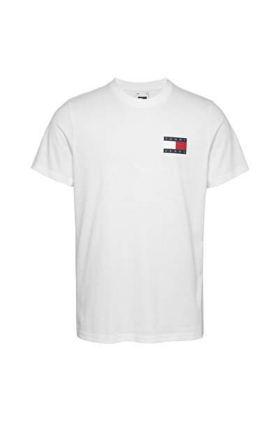 Tommy Hilfiger Tricou bărbătesc cu mânecă scurtă, slim, esențial, cu imprimeu...