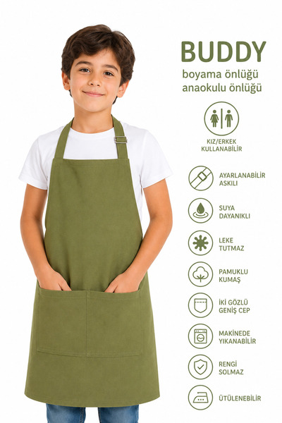 sevilya Buddy Painting Apron Kindergarten Apron Painting Apron