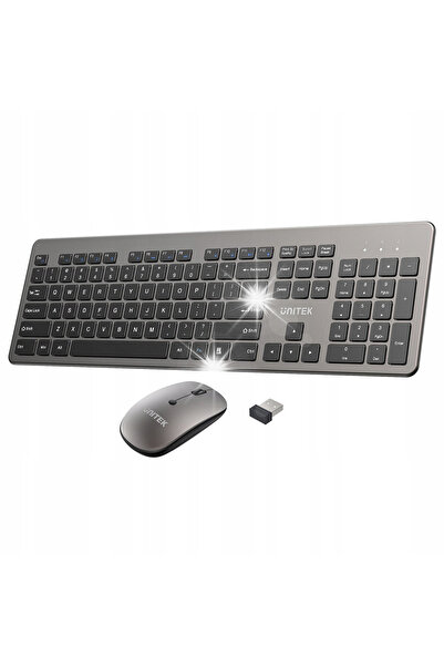 Unitek Set SlimDuo 2.4G mouse și tastatură wireless