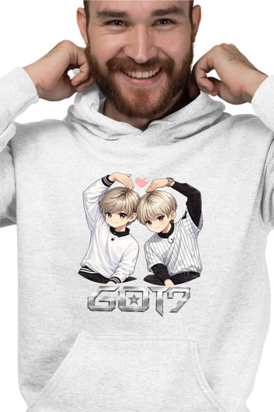 OEM Ανδρικό Φούτερ Got7 K-pop Merch Καρτούν