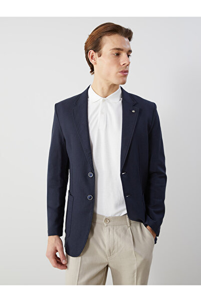 LC Waikiki Ozmarka New Season Standard Fit Linen Look Men's Blazer Jacket