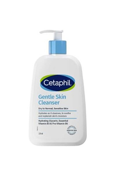 Cetaphil سيتافيل منظف لطيف للبشرة الجافة الى العادية والحساسة - 236 مل