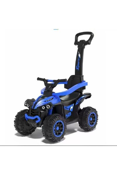 happyworld2026 ATV Pentru Copii, Maner Pentru Impins, Muzica Si Lumini, Albas...