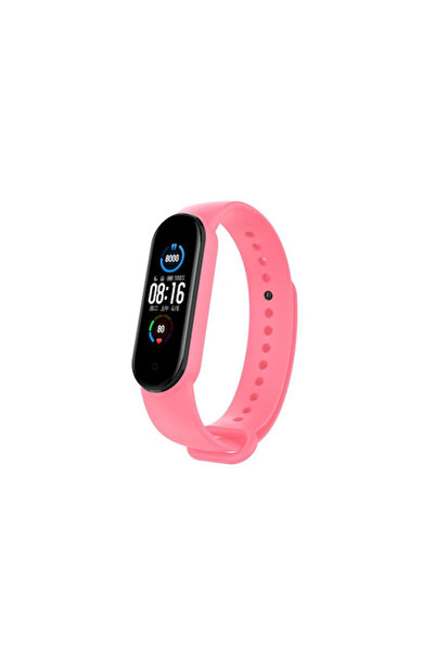 OEM Λουράκι Σιλικόνης με Πείρο Ροζ (Mi Smart Band 5/Mi Smart Band 6)