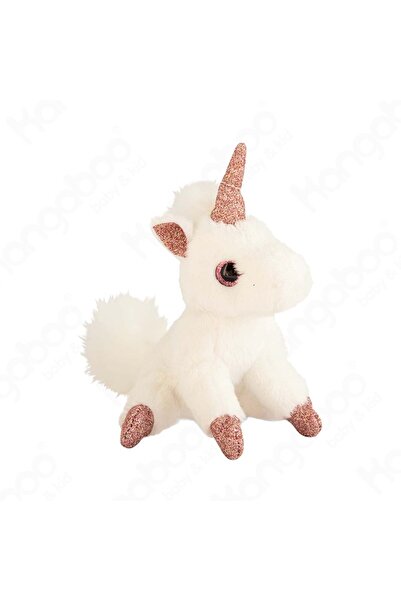 DOUDOU LICORNE Unicorn așezat, roz strălucitor, 12cm