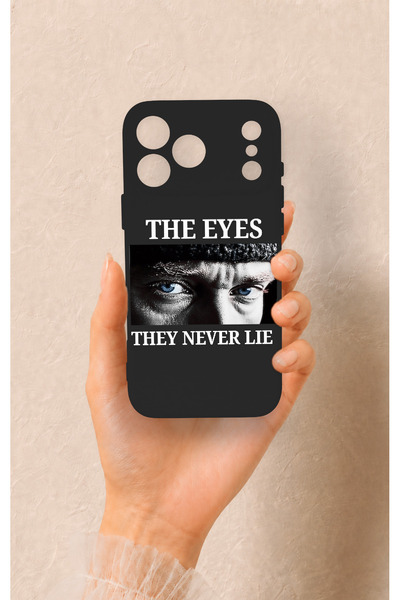 Vip Case iPhone 17 Pro Max Uyumlu Atatürk Eyes Desenli Silikon Kılıf
