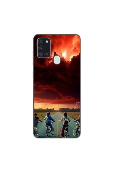 OEM Θήκη συμβατή με Samsung Galaxy A21s Σιλικόνης Gel TPU με σχέδιο Stranger ...
