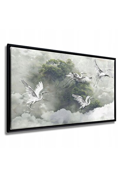 DecoWalls Pictura In Rama, DecoWalls, Rama American Box, Pasari In Nori, 60x9...