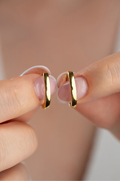 Silvano Jewelry 925 Ayar Gümüş 16 mm Taşsız Halka Küpe
