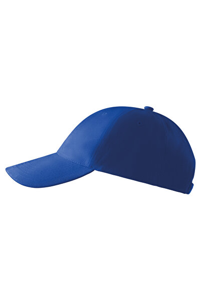 Malfini Sapca 6P, unisex, ajustabila, albastru regal