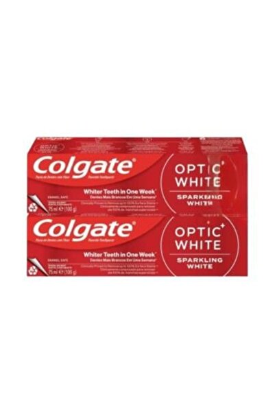 Colgate Toothpaste optic white (bright whiteness) colgate-2x75 ml