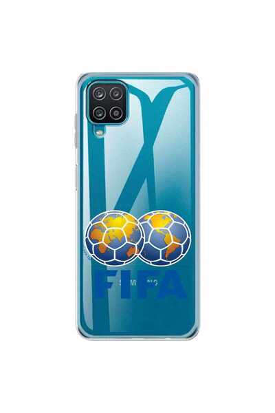 OEM Husa compatibila cu Samsung Galaxy A12 Silicon Transparenta Model Fifa