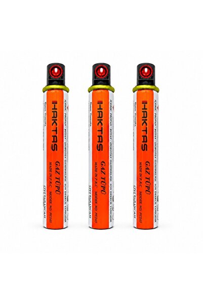 haktaş FC165 Gaz Tüpü Çivi Tabancası İçin 3lü Ekonomik Paket