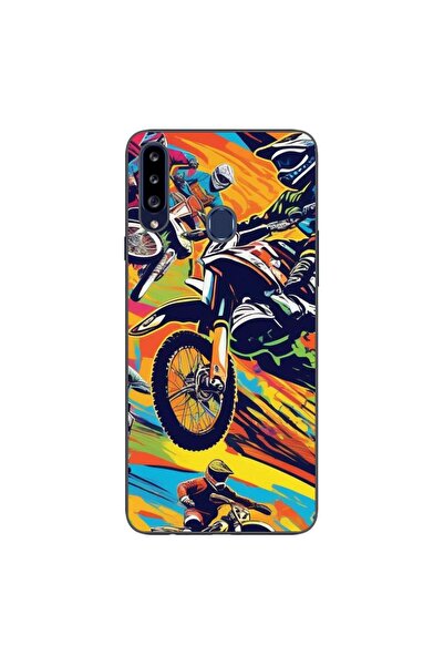 OEM Husa compatibila cu Samsung Galaxy A20S Silicon Gel Tpu Model Motocross P...