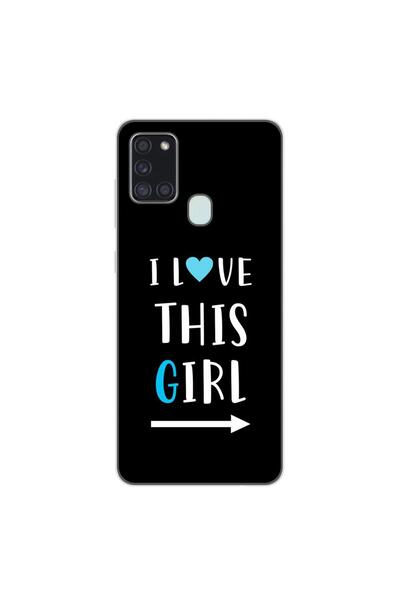 OEM Husa compatibila cu Samsung Galaxy A21s Silicon Gel Tpu Model Cupluri I l...