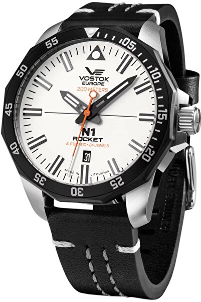 Vostok Europe Ceas clasic negru pentru bărbați NH35A-225E711.