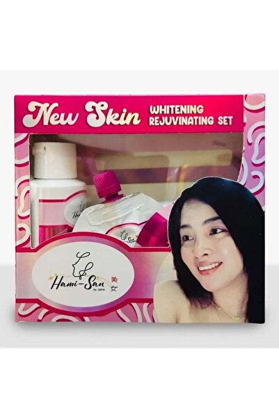 hami -San Luxury Whitening and Rejuvenating Skin Care Set with Kojic Soap Ton...