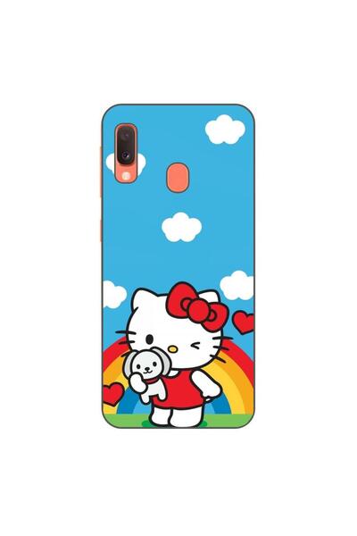 OEM Husa compatibila cu Samsung Galaxy A20e Silicon Gel Tpu Model Hello Kitty...