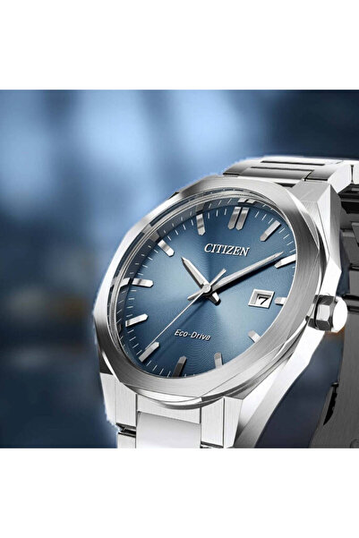 Citizen BM7620-83M Quartz Çelik Gri Mavi Kadran 10 ATM 38 mm Erkek Kol Saati