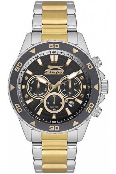 Slazenger Ceas bărbătesc SL.09.2250.2.05, auriu, elegant — perfect ca un cadou.