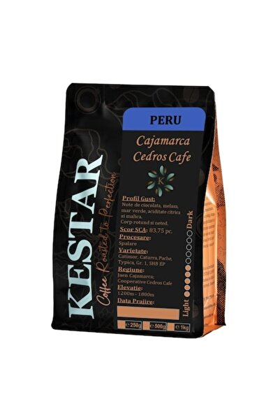 KESTAR Cafea Specială, Prăjită, PERU Cajamarca Cedros Cafe (Cantitate: 250 g)