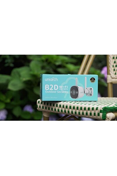 Uniarch Uho-B2D-M3F3D 3MP Outdoor Wi-Fi Security Camera - IP67 Waterproof, Smart IR Night Vision