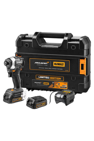 Dewalt Șurubelniță cu impact DCF85ME2GT Ediție Specială McLaren F1 Team, 18V,...