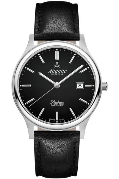 Atlantic Ceas bărbătesc 60343.41.61 — negru clasic