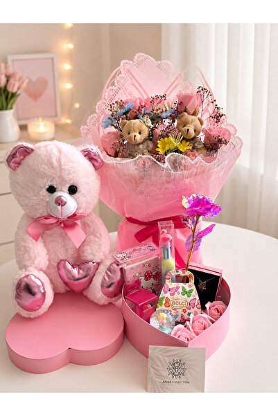 Ahsen Collection Mini love arkadaşa hediye sevgiliye hediye seti