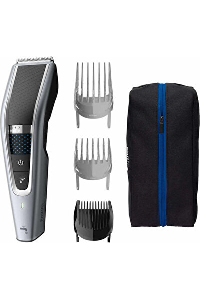 Philips Σειρά 5000 Επαναφορτιζόμενη Κουρευτική Μηχανή Ασημί/Μαύρο HC5630/15