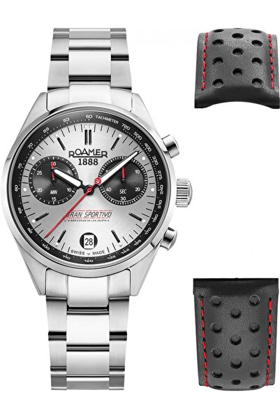 Roamer Set bărbați 978818 41 85 21 — oțel, sportiv, curea suplimentară