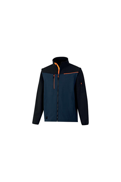 Delta Plus Softshell 2 în 1, 2 straturi laminate, culoare Albastru-negru, măr...