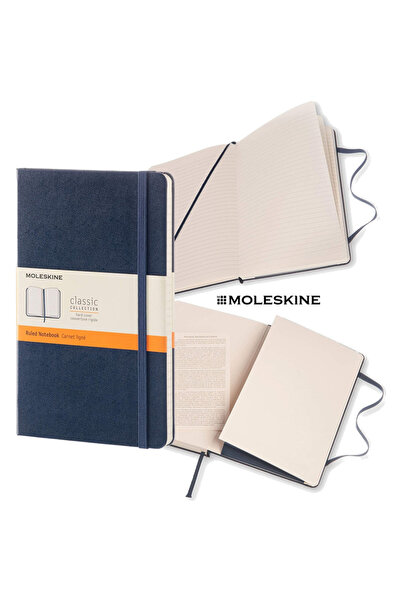 Moleskine Caiet Clasic 13x21 t.w. linie - safir