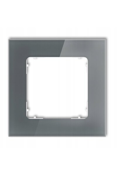 KARLIK ICON Cadru universal pătrat unic - efect de sticlă (cadru: bază grafit...