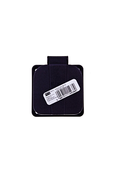 PCE Priză britanică 13A 2P+Z /64x64/ negru IP44 1020-0S