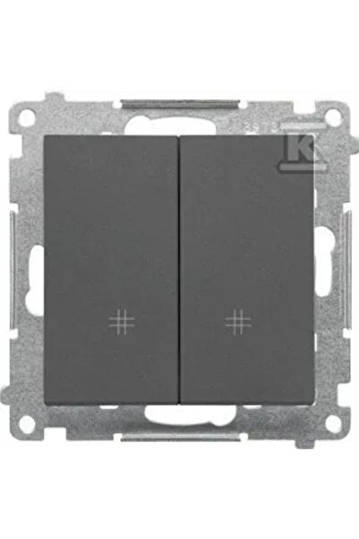 Kontakt-Simon Simon 55 Cuplaj dublu transversal (modul) 10 AX, 250 V ~, conec...