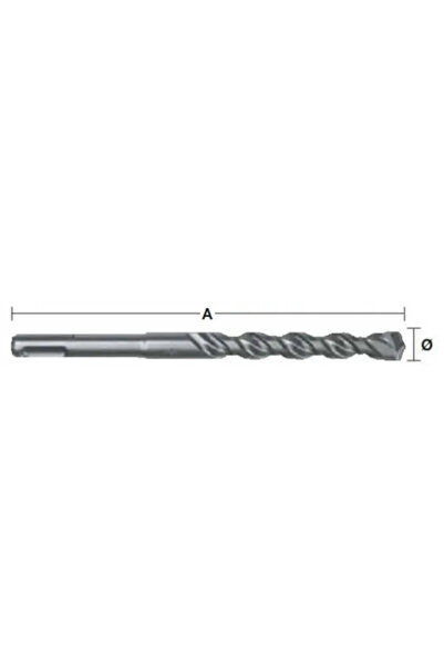 Milwaukee Burghiu SDS-plus, Milwaukee, Ø14x160x210 mm, seria M2, cu două tăișuri
