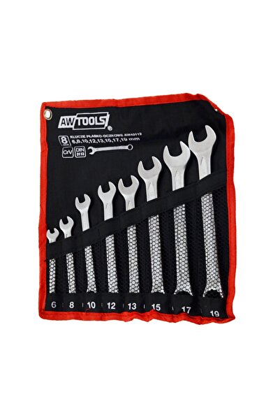 AwTools SET CHEI COMBINATE 8 buc. 6,8,10,12,13,15,17,19 mm