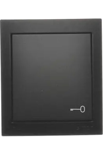 Kontakt-Simon Buton Simon Aquaclick cu pictogramă cheie, 10 AX, 250 V negru A...