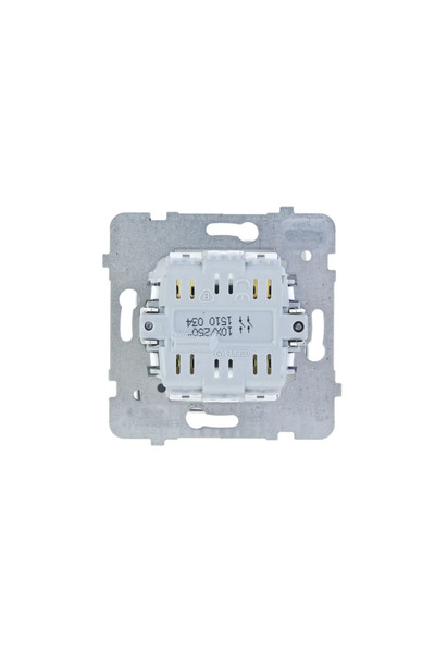 OSPEL Conector dublu Karo alb (LP-17s/m/00)