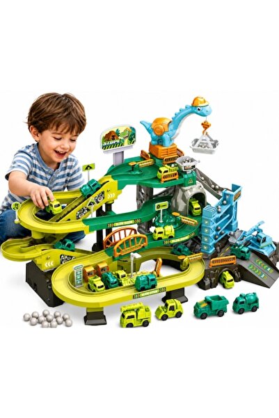 indiggo Circuit Electric Multi Etajat 5 în 1 VirtualPark Macara Robotica 360 ...